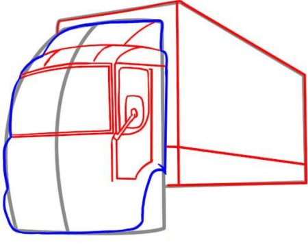 Поэтапное рисование фуры