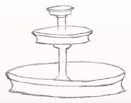 Рисунок на тему фонтан для парка (45 фото)