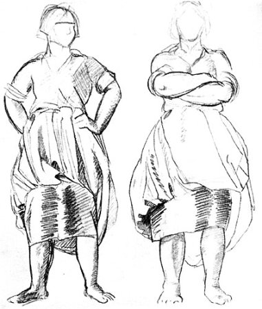 Одежда земледельцев в древней Руси