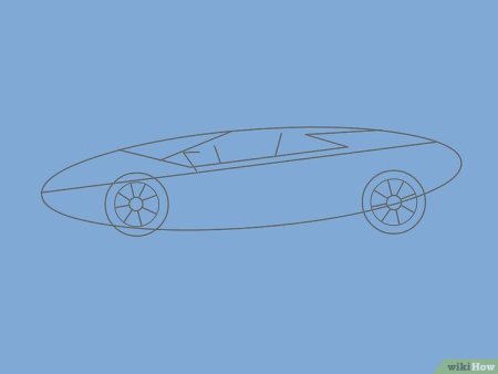 Ламборгини рисовать пошагово