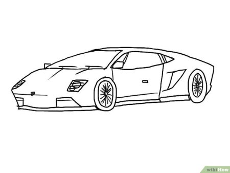 Раскраска Ламборджини итодол