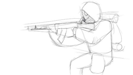 Рисунки Солдатов карандашом