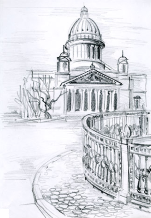 Петропавловская крепость детские рисунки