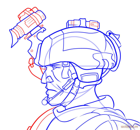 Спецназ рисунок