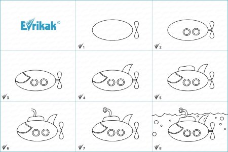 Поэтапный рисунок крота