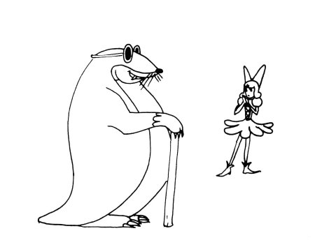 Поэтапное рисование мышки