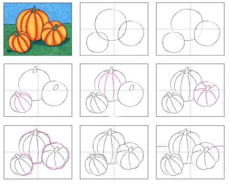 Поэтапное рисование натюрморта для детей