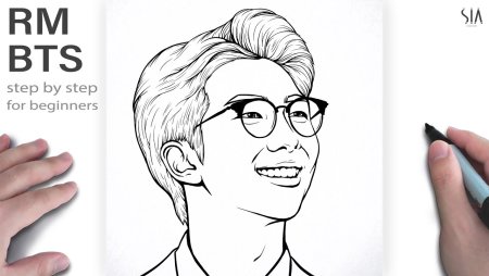Портреты участников БТС
