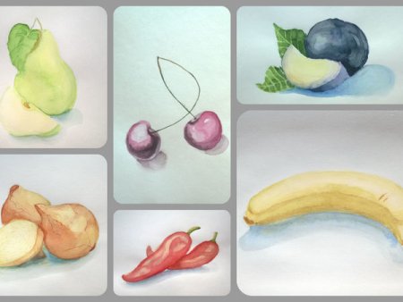 Натюрморт с фруктами для детей