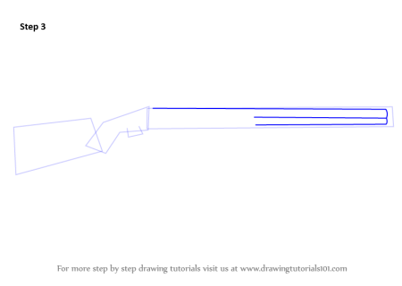 Схематический рисунок оружия