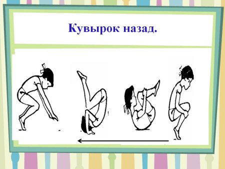 Техника выполнения кувырка вперед и кувырка назад
