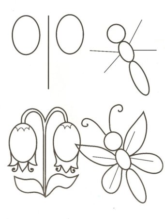 Поэтапное рисование для дошкольников