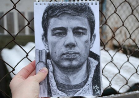 Сергей Бодров рисунок портрет