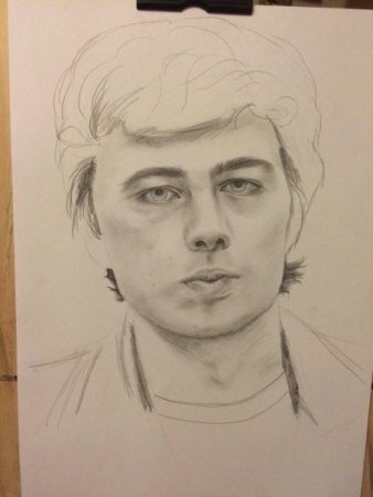 Портрет Бодрова карандашом