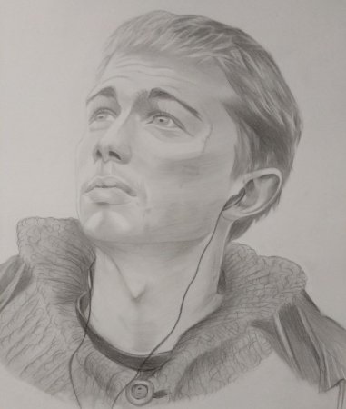 Сергей Бодров портрет карандашом