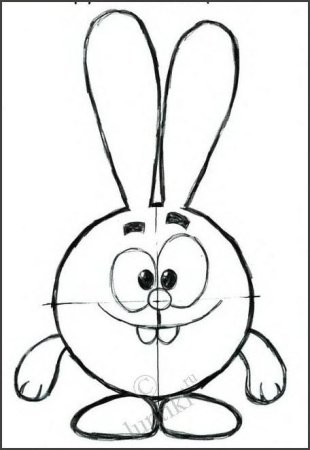 Смешарики рисунки для срисовки