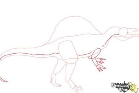 Раскраски динозавры Спинозавр