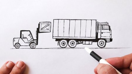 Рисуем грузовую машину гоночную