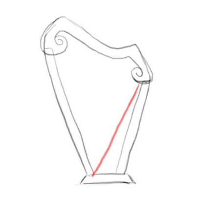 How to draw a Harp