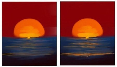 Рисование в подготовительной группе закат солнца