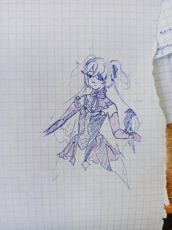 Сяо Геншин для срисовки