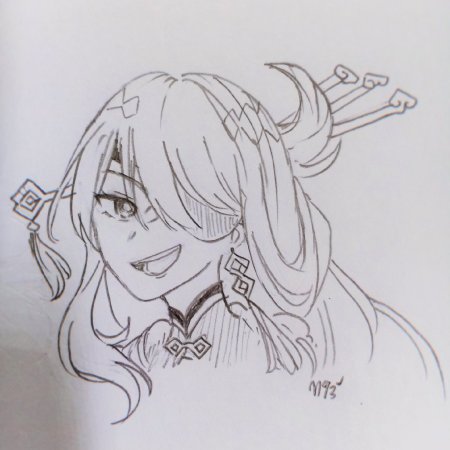 Раскраска Геншин Импакт