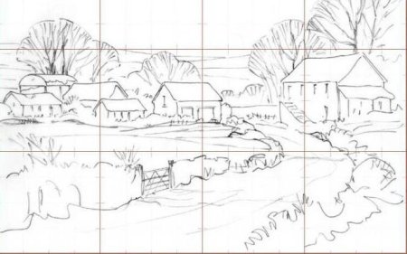 Поэтапное рисование для детей осень