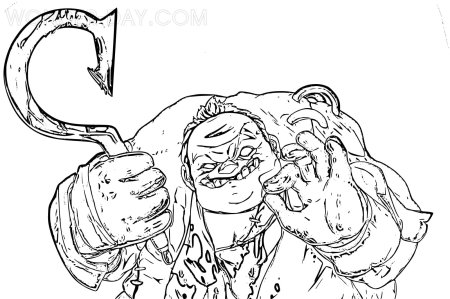 ПУДЖ дота 2 рисунок