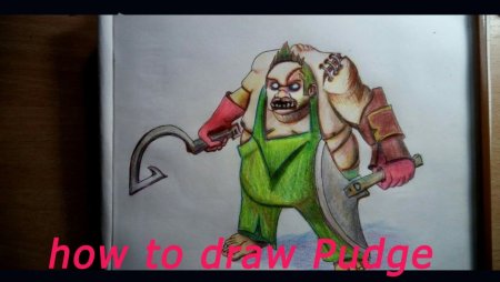 ПУДЖ дота 2 карандашом