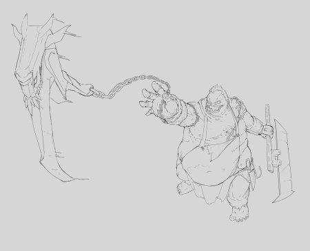 ПУДЖ дота 2 рисунок