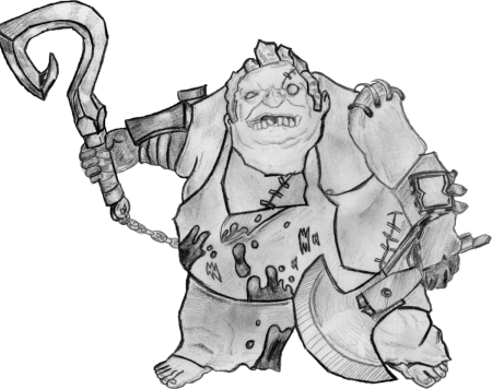 Pudge рисунок