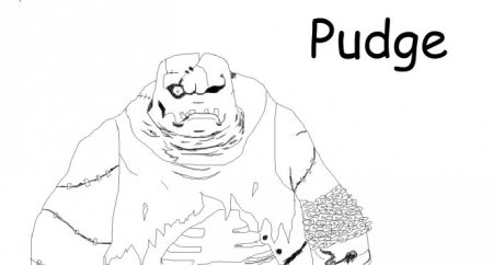 ПУДЖ дота 2 рисунок