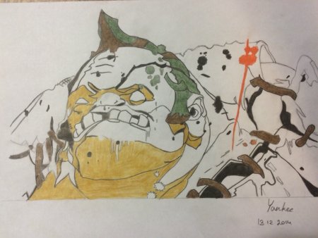 Раскраска дота 2 ПУДЖ