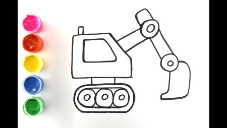 Рисунки для срисовки лёгкие трактор