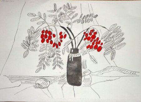 Рисование осенний букет старшая группа