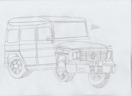 Раскраски Мерседес Бенц g500