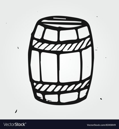 Бочка раскраска для детей