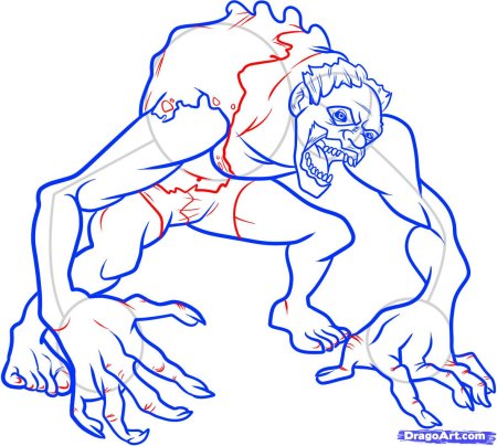 Зомби против растений для срисовки зомби