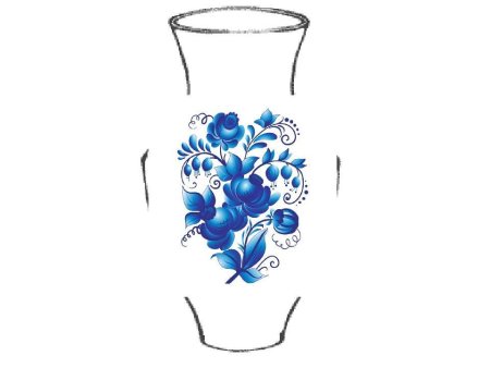 Гжельская роспись кувшин