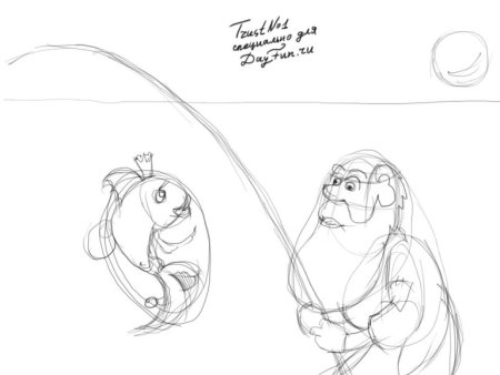 Иллюстрации по сказке Пушкина сказка о рыбаке и рыбке