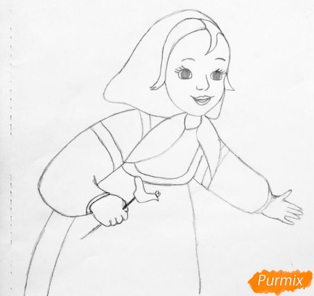 Аленушка карандашом