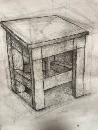 Набросок табуретки