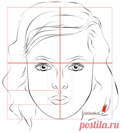 Портрет карандашом поэтапно