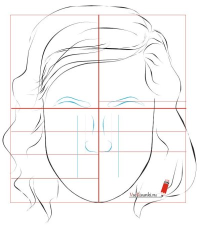 Пошаговое рисование портрета