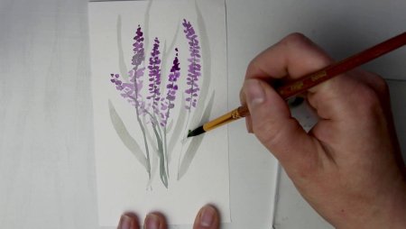 Схема рисования колоска