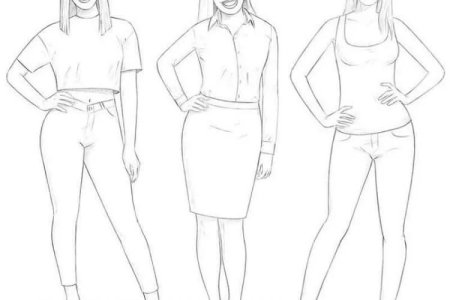 Человек карандашом в полный рост