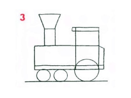 Паровозик пошаговое для детей