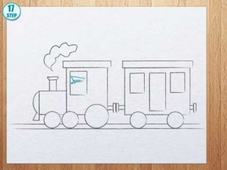 Рисование паровозиков