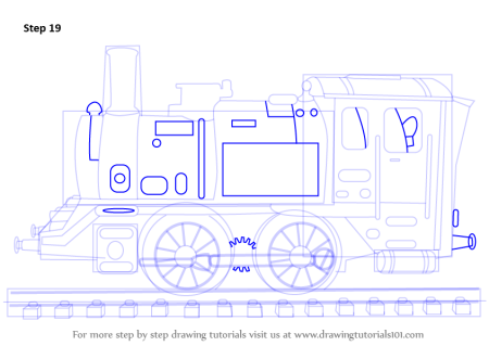 Паровоз рисунок