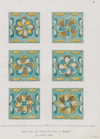 Изразцы Тихвинской церкви